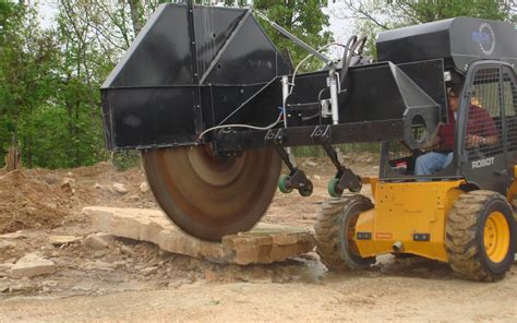 concrete skid steer saw attachments